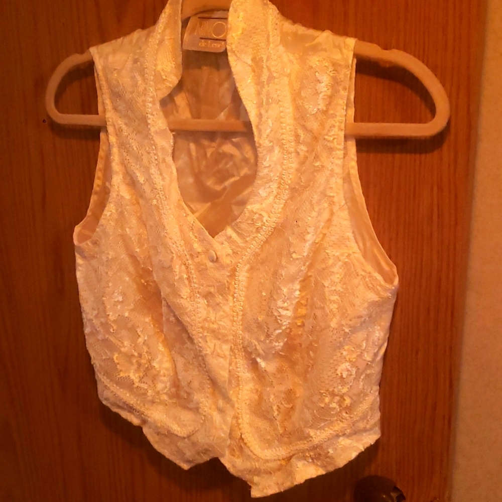 Ninon lace vest for women